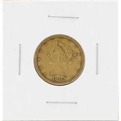 1893-S $5 Liberty Head Half Eagle Gold Coin