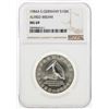 Image 1 : 1984-A East Germany 10 Mark Silver Coin NGC MS69