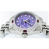 Image 6 : Rolex Stainless Steel 0.70ctw Ruby and Diamond Datejust Ladies Wristwatch