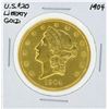 Image 1 : 1904 $20 Liberty Head Double Eagle Gold Coin