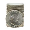 Image 1 : Roll of (20) 1952 Brilliant Uncirculated Franklin Half Dollar Coins
