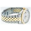 Image 3 : Rolex Men's Two Tone Mother Of Pearl and Fluted Bezel Datejust Wristwatch