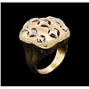 Image 4 : 14KT Yellow Gold 0.50 ctw Diamond Ring
