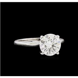 EGL USA Certified 2.01 ctw Diamond Solitaire Ring - 14KT White Gold