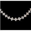Image 2 : 2.32 ctw Diamond Necklace - 14KT White Gold