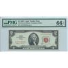 Image 1 : 1963 PMG GU 66EPQ $2 Legal Tender Bank Note