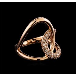 0.34 ctw Diamond Ring - 14KT Rose Gold