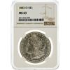 Image 1 : 1883-O NGC MS63 Morgan Silver Dollar