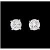 Image 1 : 1.33 ctw Diamond Earrings - 14KT White Gold