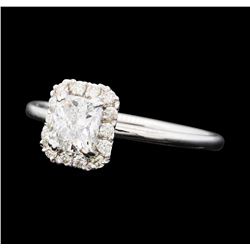 0.87 ctw Diamond Ring - 14KT White Gold