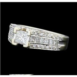 2.05 ctw Diamond Ring - 14KT White Gold