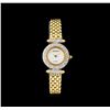 Image 1 : Geneve 14KT Gold 1.10 ctw Diamond Ladies Watch