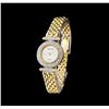 Image 2 : Geneve 14KT Gold 1.10 ctw Diamond Ladies Watch