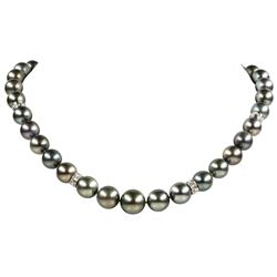 Pearl and Diamond Necklace