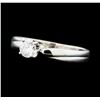 Image 1 : 0.25 ctw Diamond Solitaire Ring - 14KT White Gold