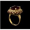 Image 4 : 14KT Yellow Gold 12.78 ctw Ruby and Diamond Ring