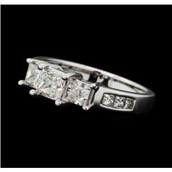 1.48 ctw Diamond Ring - 14KT White Gold