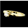 Image 1 : 0.25 ctw Diamond Solitaire Ring - 14KT Yellow Gold