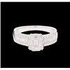 Image 2 : 1.34 ctw Diamond Ring - 18KT White Gold