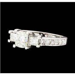 1.51 ctw Diamond Ring - 14KT White Gold