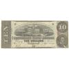 Image 1 : 1863 $10 The Confederate States of America Note T-59 CC