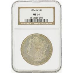 1904-O MS64 NGC Morgan Silver Dollar