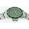 Image 2 : Mens Rolex Stainless Steel Green Diamond 8 + 2 Baguette Submariner