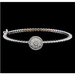 0.60 ctw Diamond Bracelet - 14KT White Gold