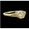 Image 1 : 0.50 ctw Diamond Ring - 14KT Yellow Gold