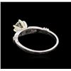 Image 3 : 14KT White Gold 0.54 ctw Diamond Ring