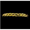 Image 1 : Lady's Bracelet - 14KT Yellow Gold