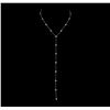 Image 1 : 1.63 ctw Diamond Necklace - 18KT Yellow Gold