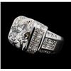 Image 1 : 5.01 ctw Diamond Ring - 18KT White Gold