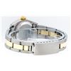 Image 6 : Rolex Two-Tone Black Index Yellow Gold Fluted Oyster Band DateJust Ladies Watch