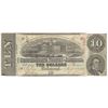 Image 1 : 1863 $10 The Confederate States of America Note T-59 CC