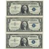 Image 1 : 1957 $1 AU/Unc Silver Certificate Currency Lot of 3