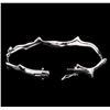 Image 3 : 0.32 ctw Diamond Bracelet - 14KT White Gold