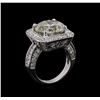 Image 4 : 9.57 ctw Diamond Ring - 18KT White Gold