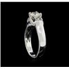 Image 4 : 0.86 ctw Diamond Ring - 18KT White Gold