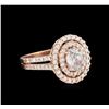 1.76 ctw Diamond Ring - 14KT Rose Gold