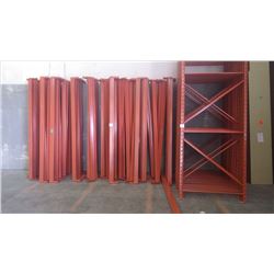 100 feet of new unused industrial pallet racking complete with frames and beams over 20k value