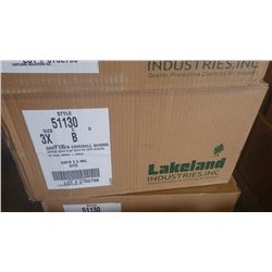 Lakeland Industries Pyrolon disposable coveralls, 1 case of 6 size 3XL