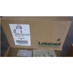 Lakeland Industries Pyrolon disposable coveralls, 1 case of 6 size 4XL