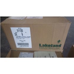 Lakeland Industries Pyrolon disposable coveralls, 1 case of 6 size 4XL