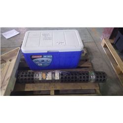 Coleman cooler and anti fatigue mat