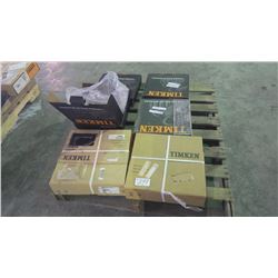 Pallet of Timken tapered bearings