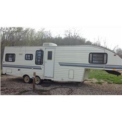 5th Wheel camper is located at Lake of the Prairies Hwy #10 40 minutes east of Yorkton On Hwy #10 So
