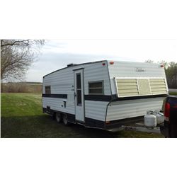 Camper Trailer is located: 4 miles south of Yorkton on Hwy #9 East side of the highway