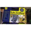 Image 1 : New unused 100 piece 9.6V cordless rechargeable rotary tool kit with led light, flexible shaft, and 
