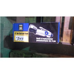 Two new unused pneumatic 3" Air cut off tools